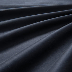 Essential Organic Cotton Sheet Set Deep Blue Fabric